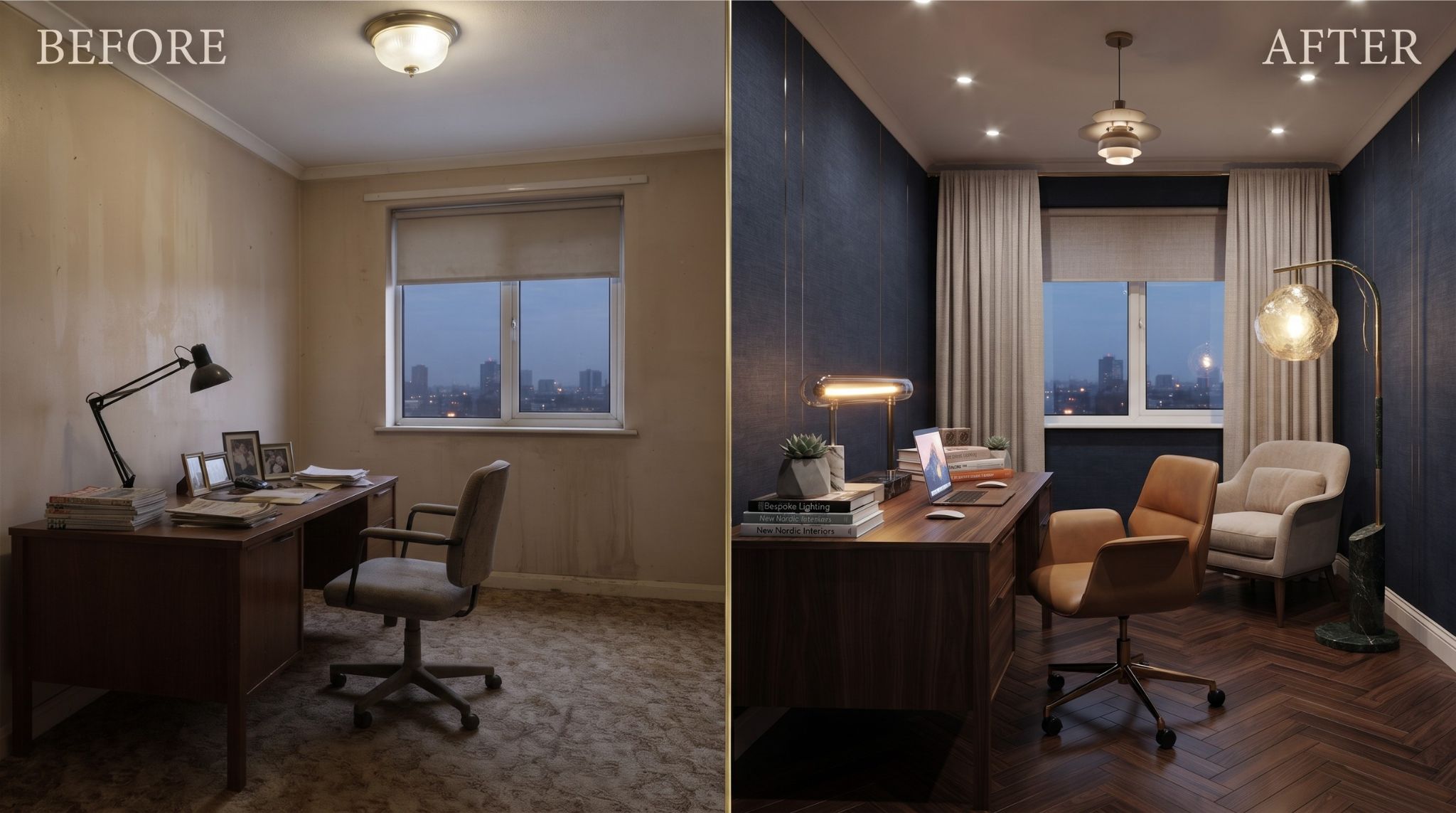 before and after restoration
